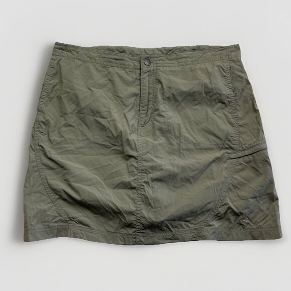 Columbia Titanium Women Skort Skirt Size 16 Khakis Nylon Blend PocketsOmni-Dry - Picture 1 of 11
